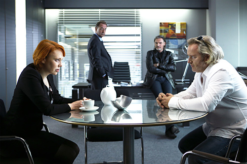 Stefanie Dvorak, Dietrich Siegl, Stefan J�rgens, Gregor Seberg in "SOKO DONAU / SOKO WIEN 2013" - IX.Staffel - Regie: Holger Barthel