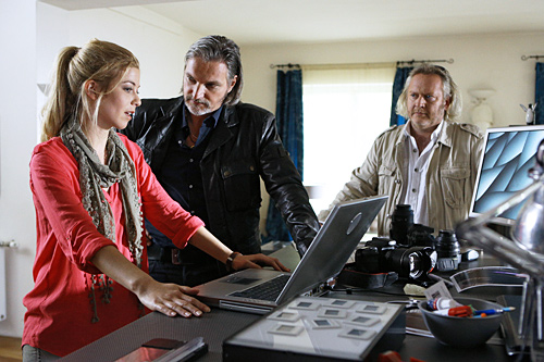 Hilde Dalik, Stefan J�rgens, Gregor Seberg in "SOKO DONAU/SOKO WIEN" 9.Staffel 2013 - Regie: Holger Barthel